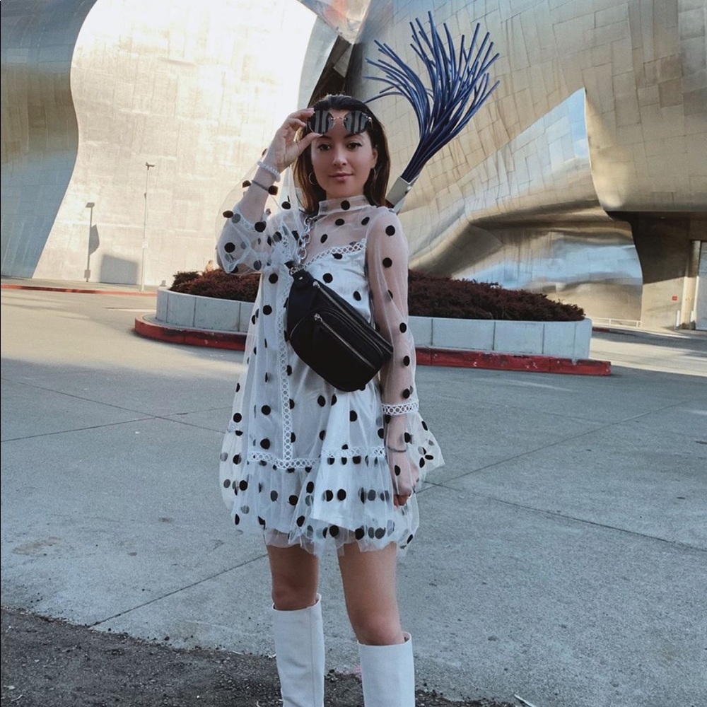 Polka dot dress